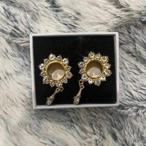 5/8" CZ Tunnels w/Threaded Backs